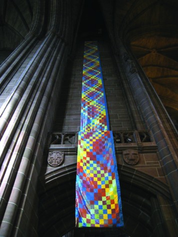 Grandsire Cinques (with Covering Tenor), Ringing Banners Installation, Liverpool Cathedral